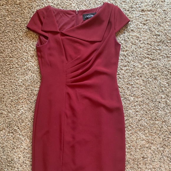Heath work dress flattering waist rouge - Picture 1 of 3